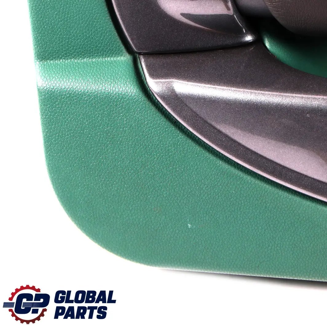 Front Left N/S Door Card Side Trim Emerald Green Anthracite to Mini Cooper R50 with Part number 7113437 Mini Cooper R50 Front Left N/S Door Card Side Trim Emerald Green Anthracite - SKU 7113437 - Part number 7113437
