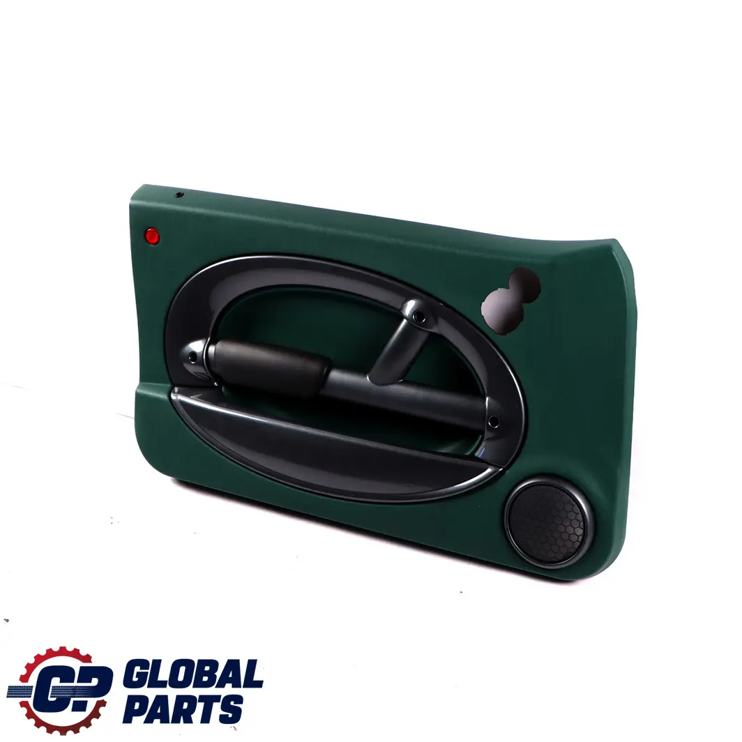 Front Left N/S Door Card Side Trim Emerald Green Anthracite to Mini Cooper R50 with Part number 7113437 Mini Cooper R50 Front Left N/S Door Card Side Trim Emerald Green Anthracite - SKU 7113437 - Part number 7113437