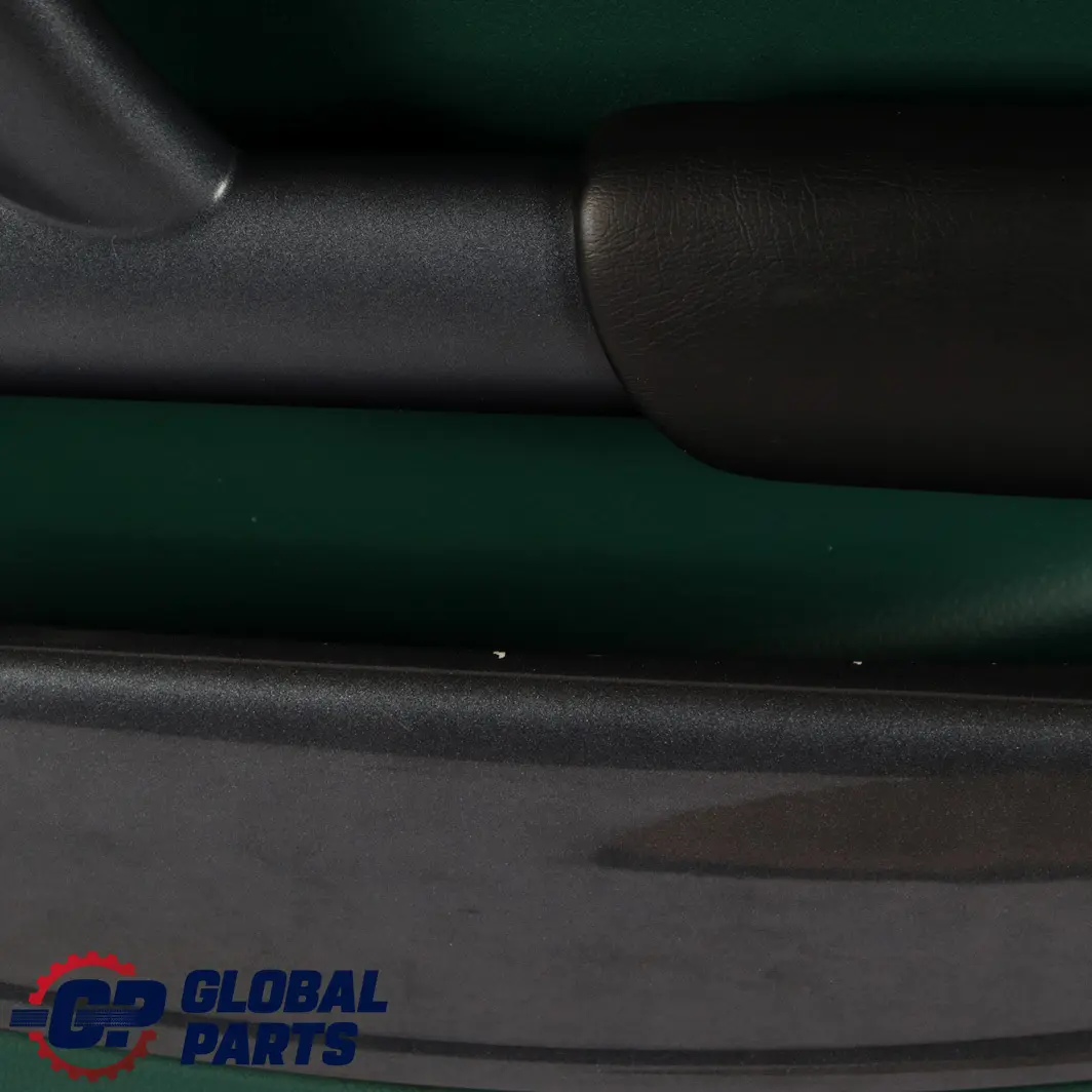 Front Right O/S Door Card Side Trim Emerald Green Anthracite to Mini Cooper R50 with Part number 7113438 Mini Cooper R50 Front Right O/S Door Card Side Trim Emerald Green Anthracite - SKU 7113438 - Part number 7113438