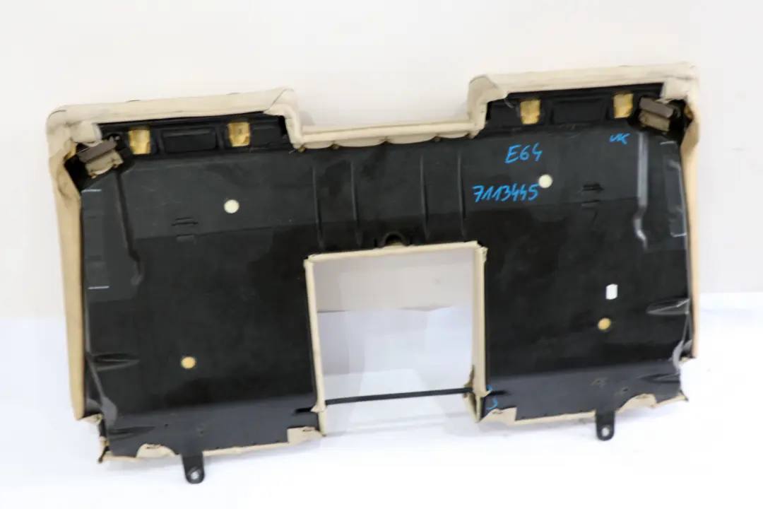 BMW 6 er E63 E64 Bezug Lehne Leder Creambeige Beige - SKU 7113445 - Teilenummer 7113445