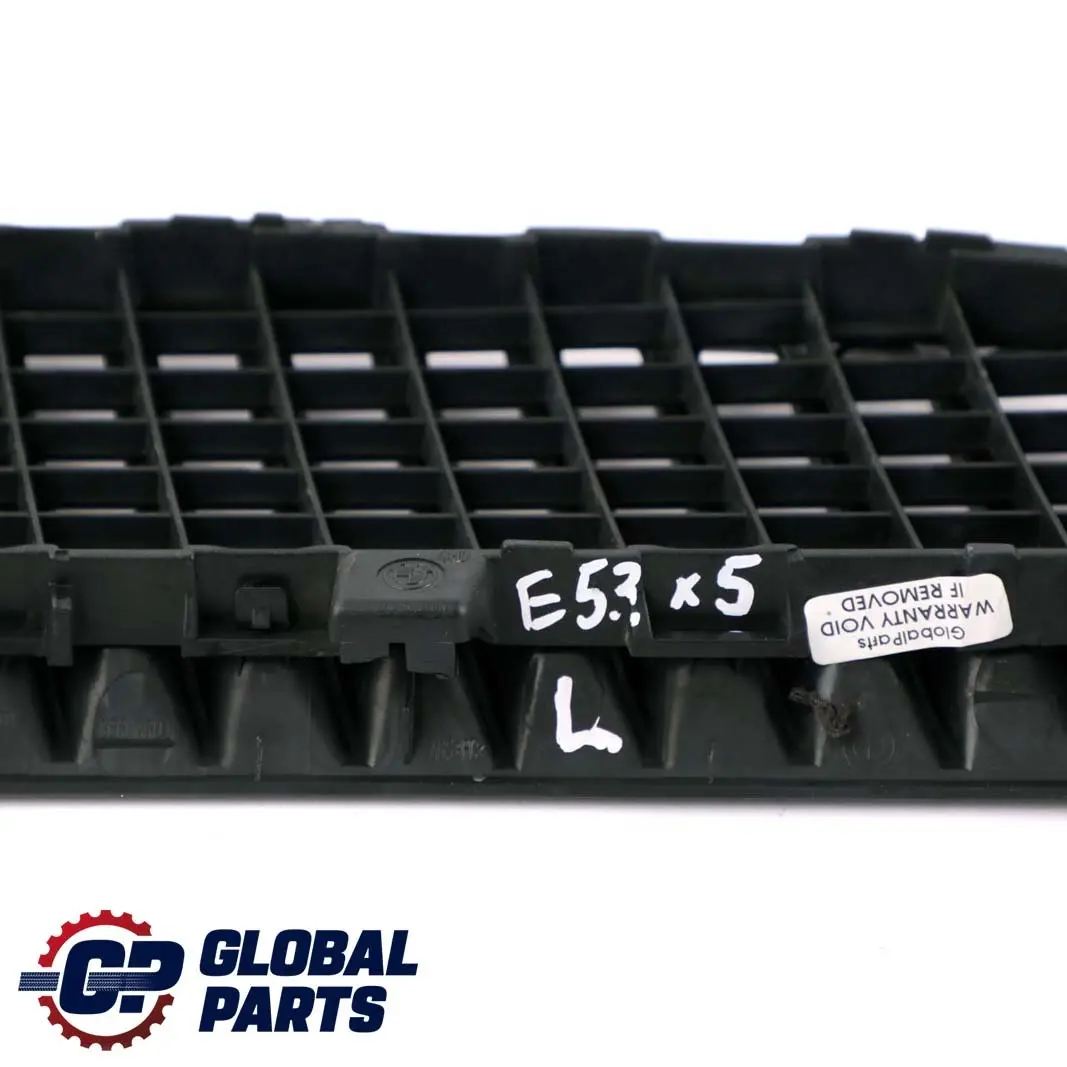 BMW E53 Capo Hoja Parrilla Rejilla Delantera Izquierda Negro - SKU 7113731 - Número de pieza 7113731