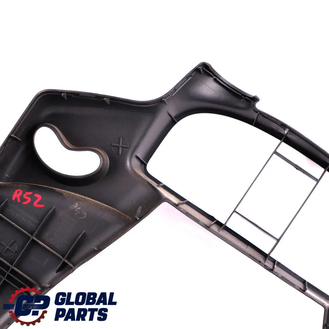 Izquierda Tapa Cinturón Salida Roofliner Roll Bar para Mini Cabrio R52 con número de pieza 7113891 Mini Cabrio R52 Izquierda Tapa Cinturón Salida Roofliner Roll Bar - SKU 7113891 - Número de pieza 7113891