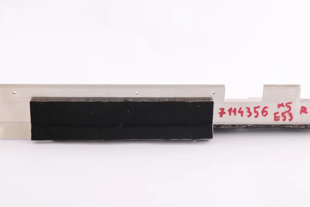 BMW X5 Series E53 Rear Right O/S Trunk Floor Bracket Vent Louvre Rail - SKU 7114356 - Part number 7114356