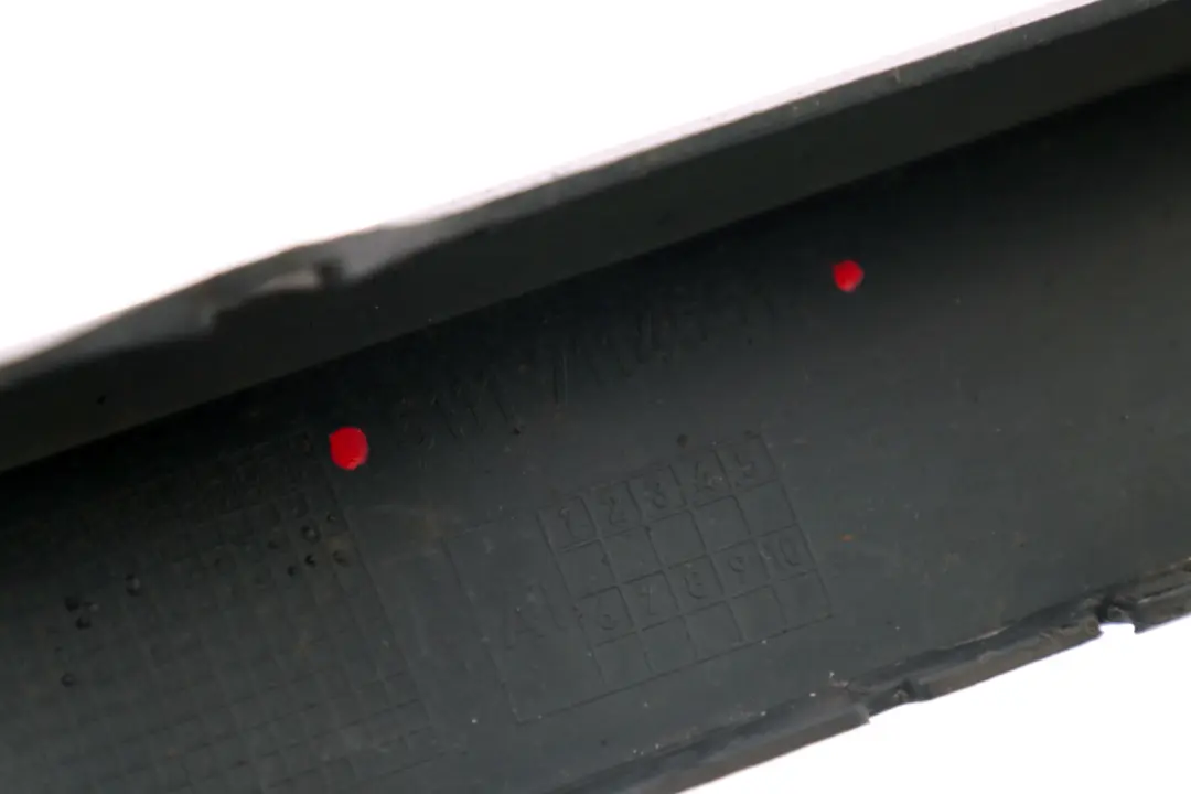 Bumper Lower Centre Spoiler Trim to BMW Mini One D R50 Rear with Part number 7114551 BMW Mini One D R50 Rear Bumper Lower Centre Spoiler Trim - SKU 7114551 - Part number 7114551