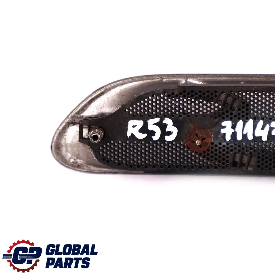 Indicator Cover Fender Panel Front Right O/S Black to Mini Cooper S R52 R53 with Part number 7114734 Mini Cooper S R52 R53 Indicator Cover Fender Panel Front Right O/S Black - SKU 7114734-3 - Part number 7114734