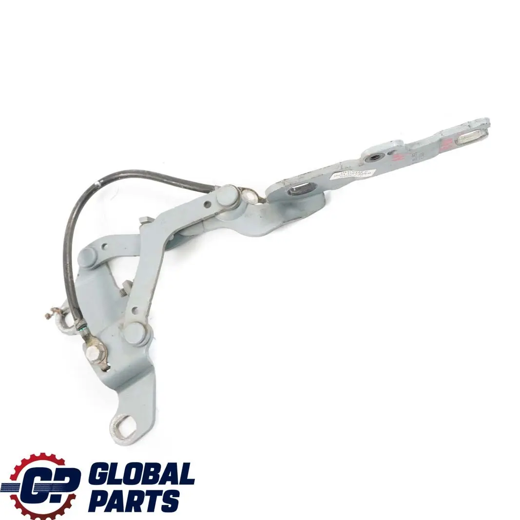 BMW 3 E90 E92 Zawias Maski Silnika Przedni Lewy Arktis Metallic A34 - SKU 7115263-AM - Numer Części 7115263