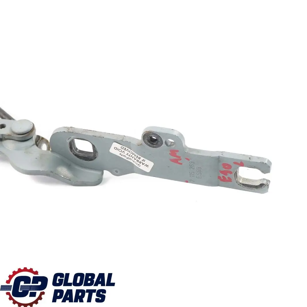 BMW 3 E90 E92 Front Left Engine Bonnet Hinge N/S Arktis Arctic Metallic A34 - SKU 7115263-AM - Part number 7115263