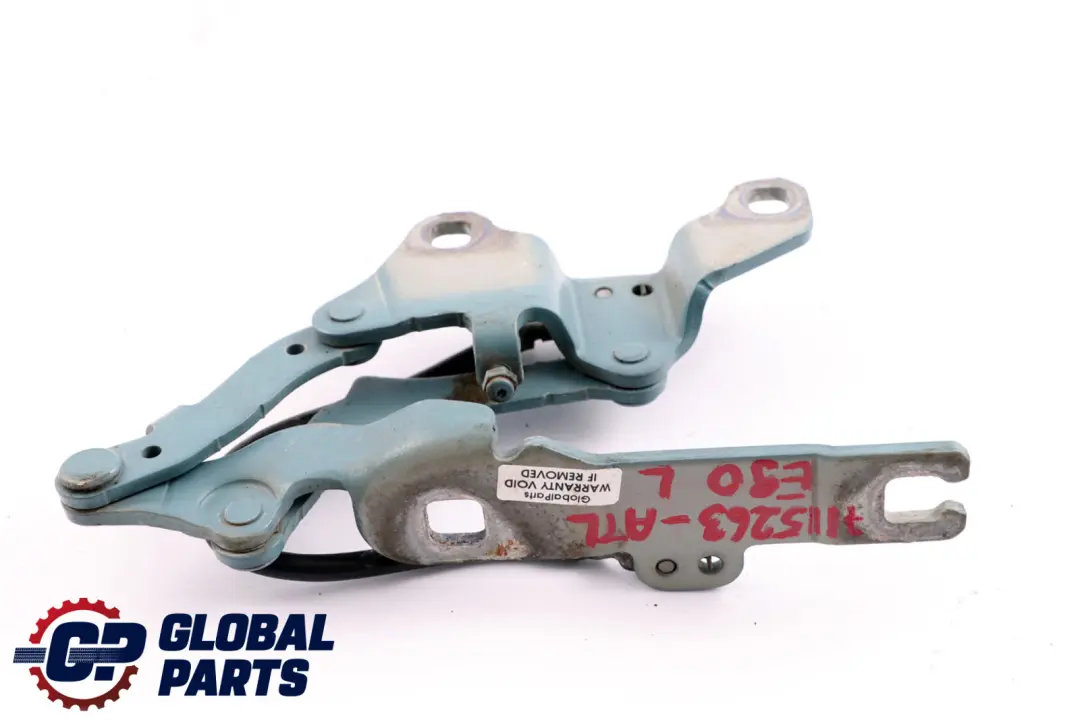 Front Left Engine Bonnet Hinge N/S Atlantikblau to BMW 3 Series E90 with Part number 7115263 BMW 3 Series E90 Front Left Engine Bonnet Hinge N/S Atlantikblau - SKU 7115263-ATL - Part number 7115263