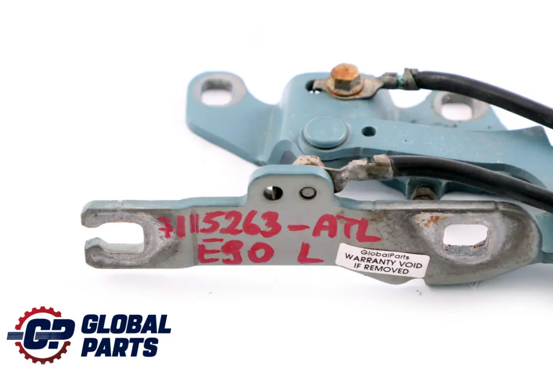 Scharnier Frontklappe Links Atlantikblau für BMW 3 er E90 E91 mit Teilenummer 7115263 BMW 3 er E90 E91 Scharnier Frontklappe Links Atlantikblau - SKU 7115263-ATL - Teilenummer 7115263