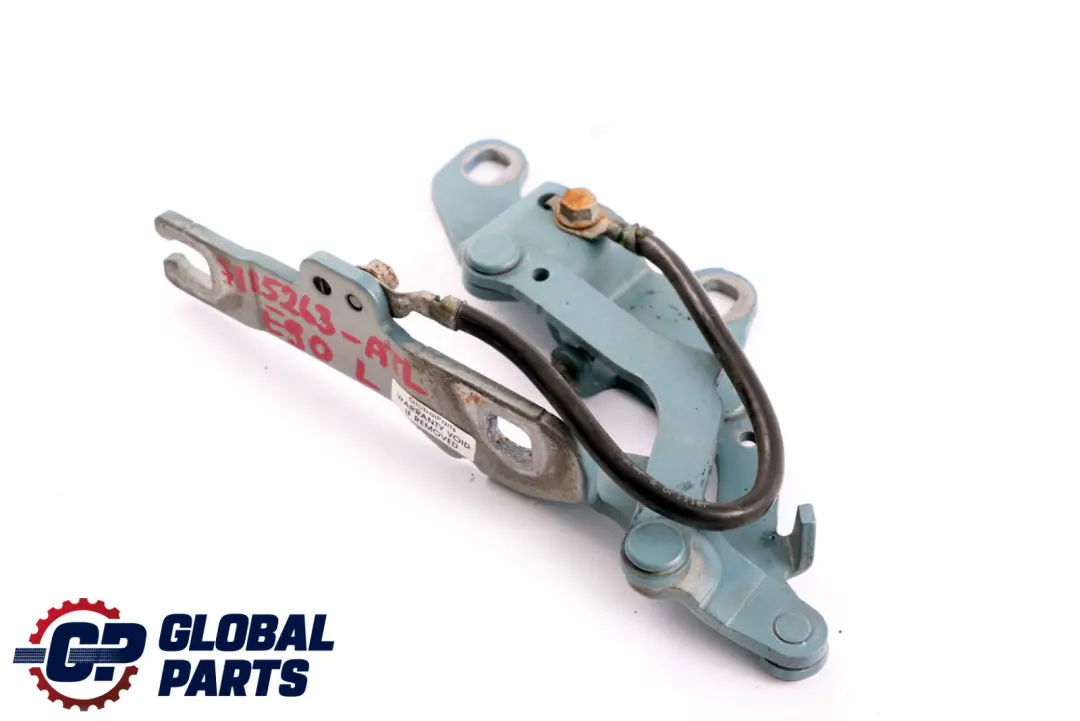 Front Left Engine Bonnet Hinge N/S Atlantikblau to BMW 3 Series E90 with Part number 7115263 BMW 3 Series E90 Front Left Engine Bonnet Hinge N/S Atlantikblau - SKU 7115263-ATL - Part number 7115263