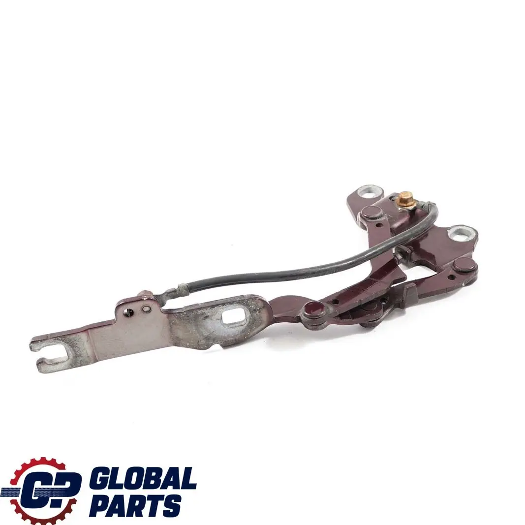 Front Left Engine Bonnet Hinge N/S Barberarot Red - A39 to BMW 3 Series E90 with Part number 7115263 BMW 3 Series E90 Front Left Engine Bonnet Hinge N/S Barberarot Red - A39 - SKU 7115263-BAR - Part number 7115263