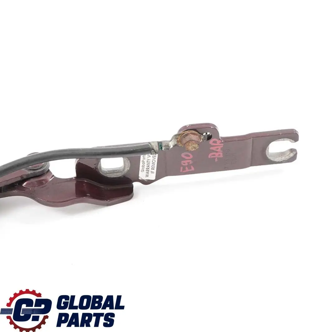 BMW 3 Series E90 Front Left Engine Bonnet Hinge N/S Barberarot Red - A39 - SKU 7115263-BAR - Part number 7115263