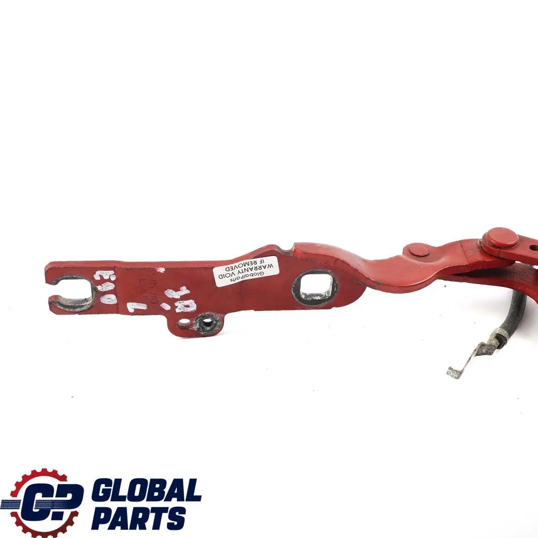 Front Left Engine Bonnet Hinge N/S Japanrot Japan Red 438 to BMW 3 E90 E92 with Part number 7115263 BMW 3 E90 E92 Front Left Engine Bonnet Hinge N/S Japanrot Japan Red 438 - SKU 7115263-JR - Part number 7115263