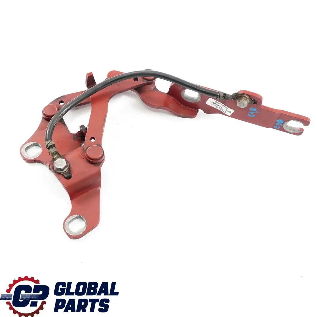 Scharnier Frontklappe Links Karmesinrot Karmesin Red für BMW 3 er E90 E91 mit Teilenummer 7115263 BMW 3 er E90 E91 Scharnier Frontklappe Links Karmesinrot Karmesin Red - SKU 7115263-KAR - Teilenummer 7115263