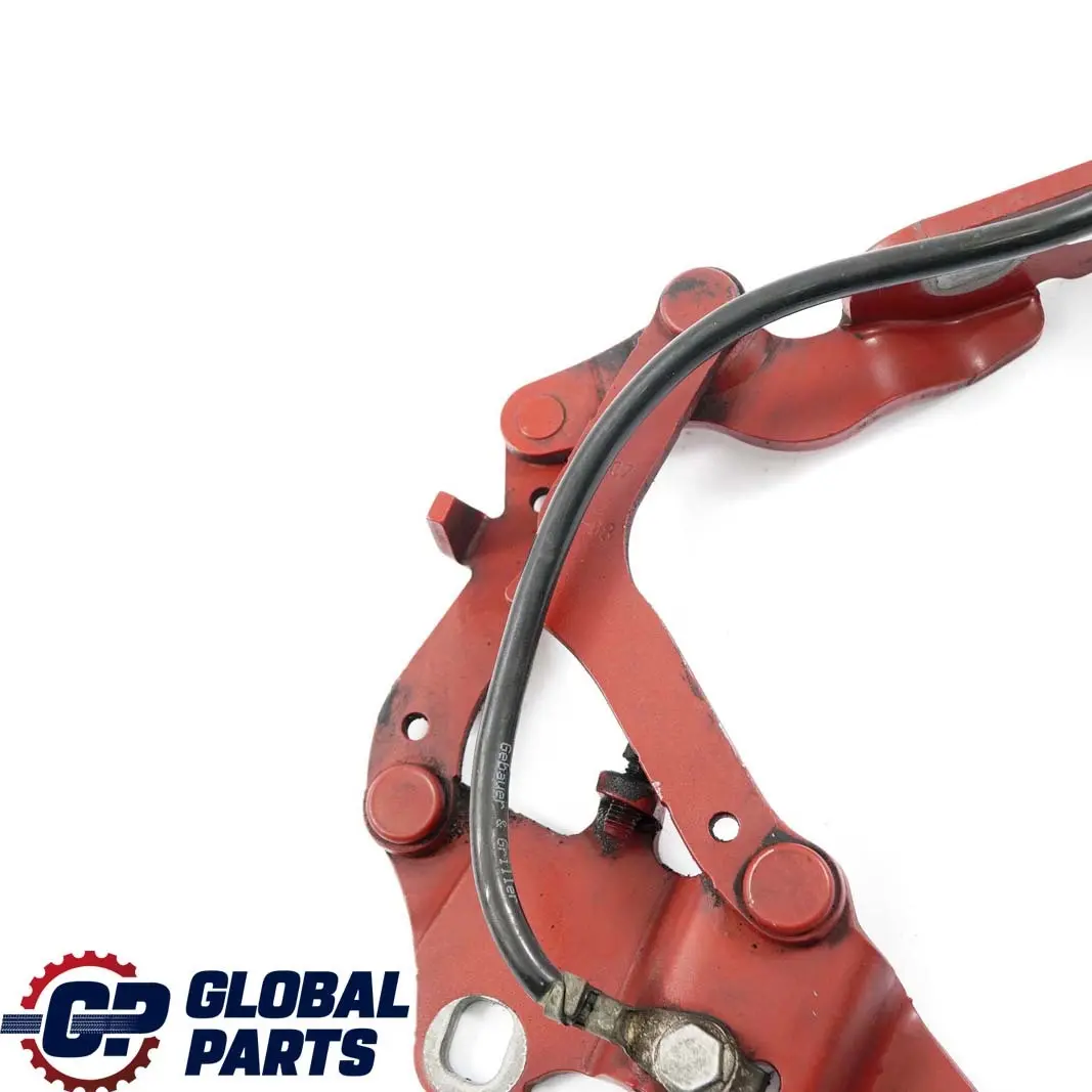 BMW E90 E91 Cardine Lembo Anteriore SX Rosso-Cremisi Karmesin Red - SKU 7115263-KAR - Numero di parte 7115263