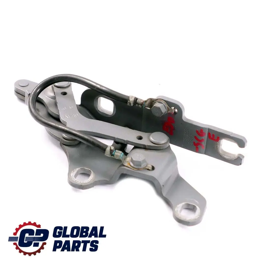 Front Left Engine Bonnet Hinge N/S Spacegrau Grey A52 to BMW 3 Series E90 with Part number 7115263 BMW 3 Series E90 Front Left Engine Bonnet Hinge N/S Spacegrau Grey A52 - SKU 7115263-SCG - Part number 7115263