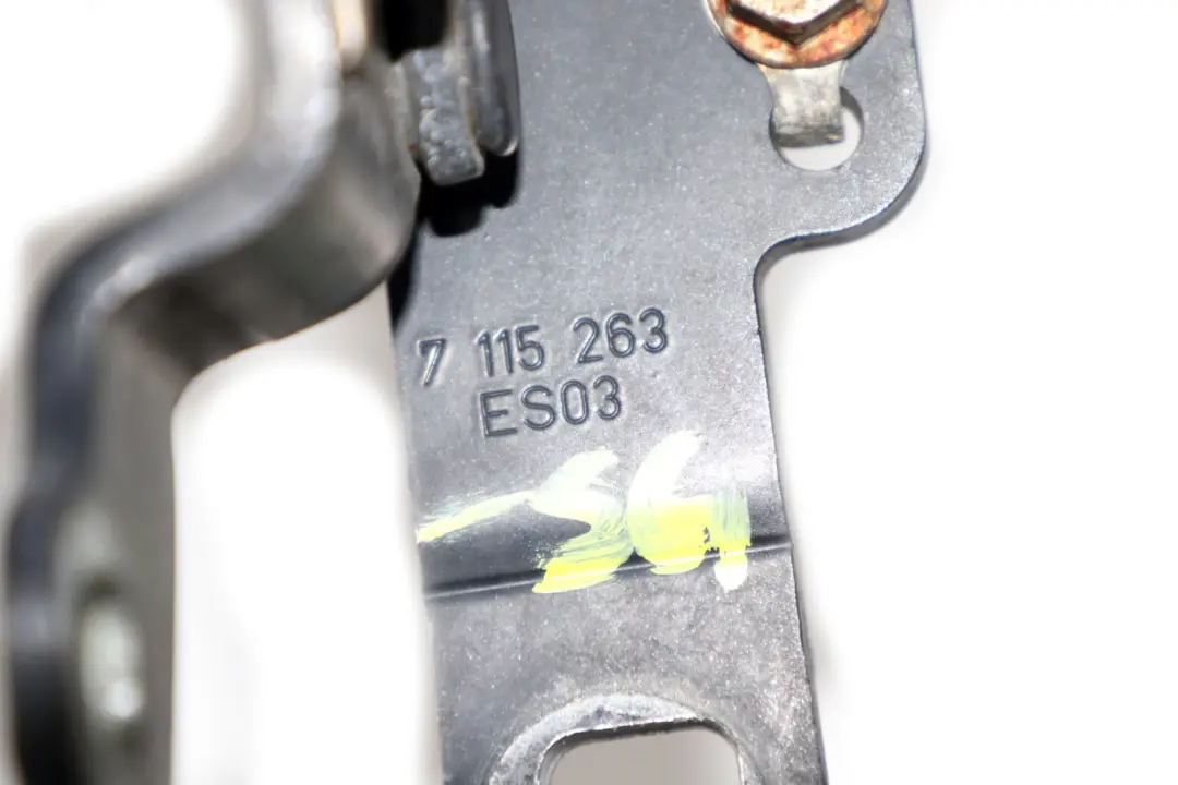 Zawias Maski Silnika Szary Lewy Przód do BMW E90 E91 o numerze 7115263 BMW E90 E91 Zawias Maski Silnika Szary Lewy Przód - SKU 7115263-SG - Numer Części 7115263