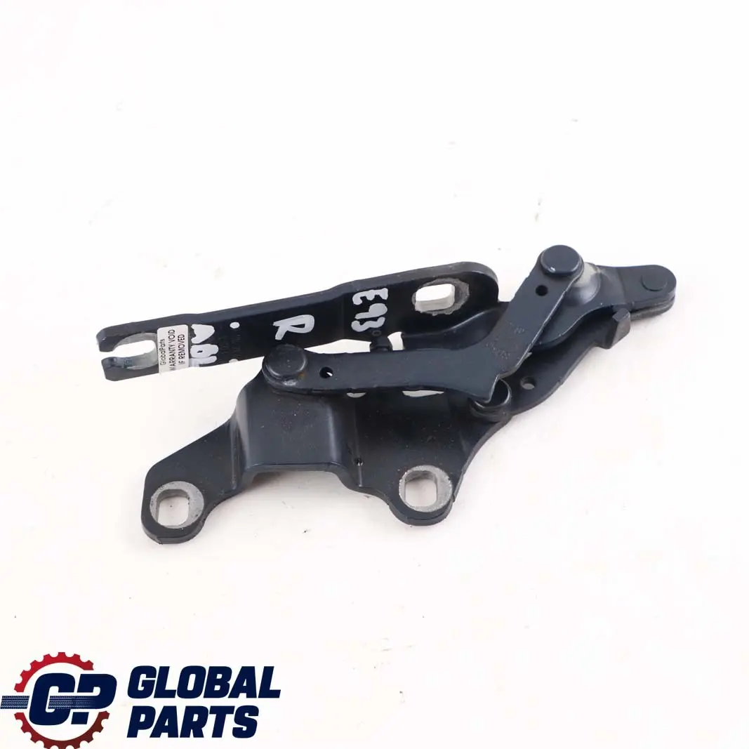BMW E90 E92 E93 Zawias Maski Przedni Prawy Egejski Niebieski Metalik 336 - SKU 7115264-ABL - Numer Części 7115264