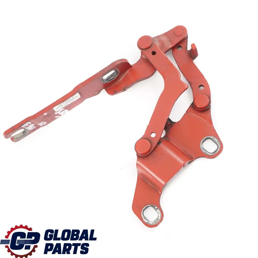 Cerniera Anteriore Destra Cofano Motore Japanrot Giappone Rosso 438 per BMW E90 con numero di parte 7115264 BMW E90 Cerniera Anteriore Destra Cofano Motore Japanrot Giappone Rosso 438 - SKU 7115264-JR - Numero di parte 7115264