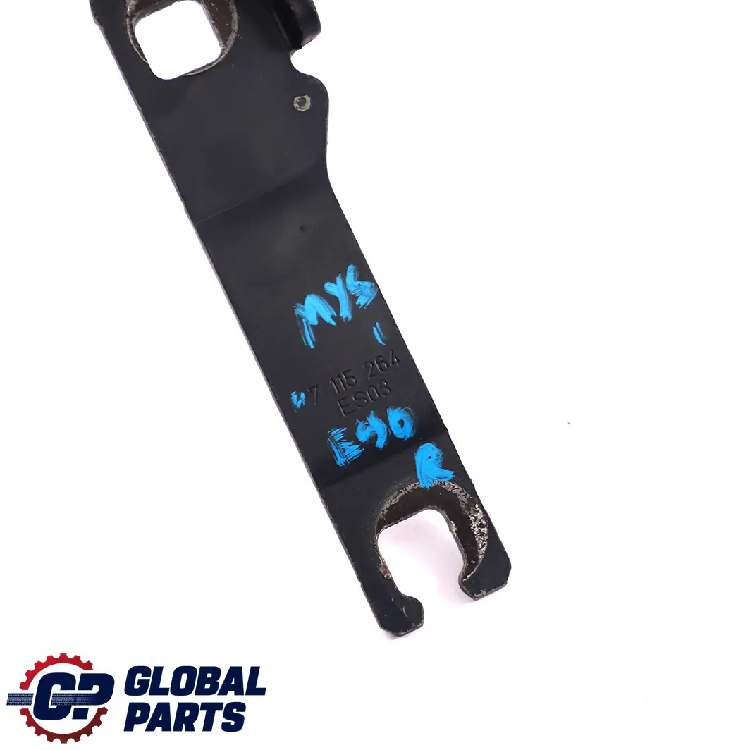 BMW 3 er E90 E91 Scharnier Frontklappe Rechts Mysticblau Blau - A07 - SKU 7115264-MYS - Teilenummer 7115264