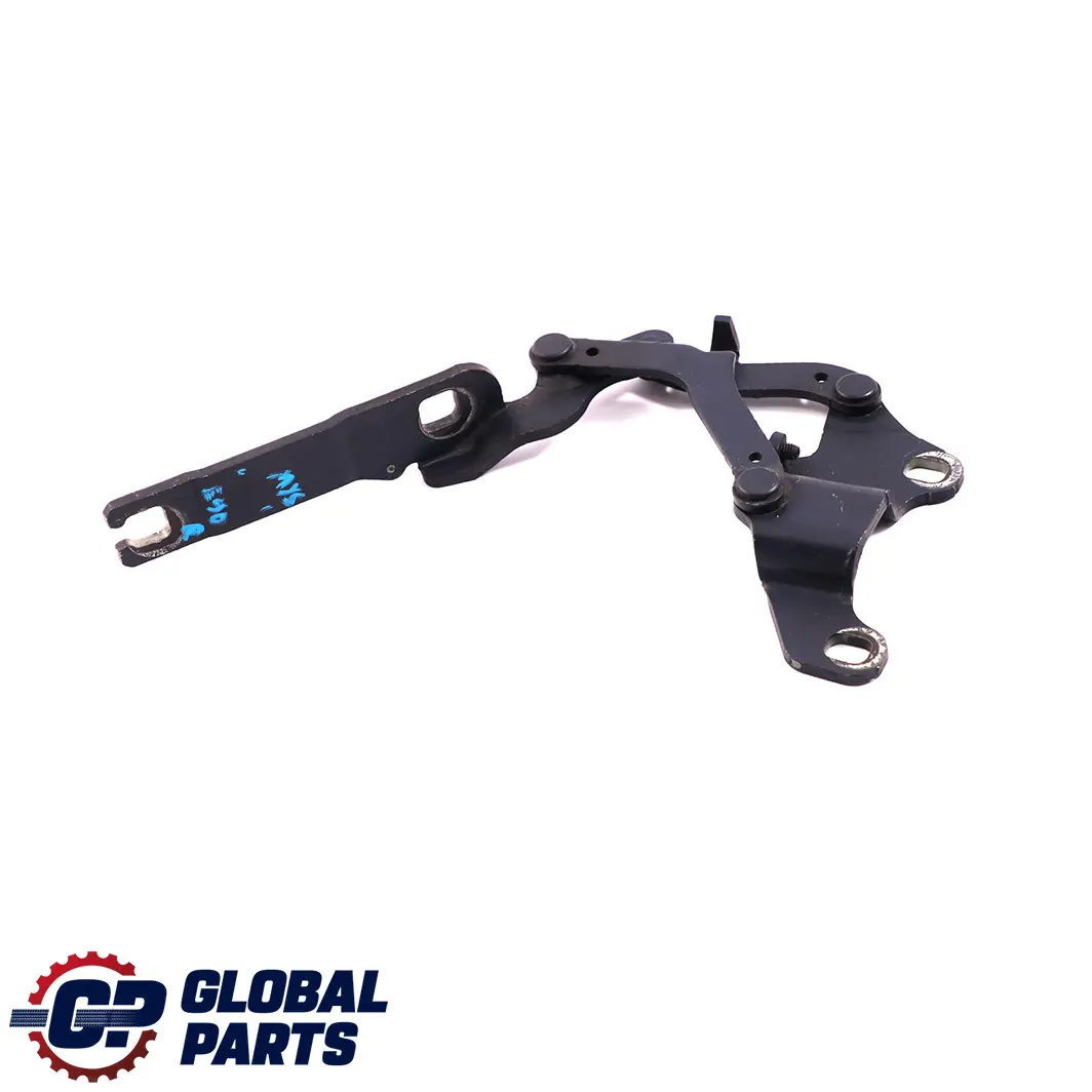 BMW 3 E90 Front Right Engine Bonnet Hinge O/S Mysticblau Mystic Blue - A07 - SKU 7115264-MYS - Part number 7115264