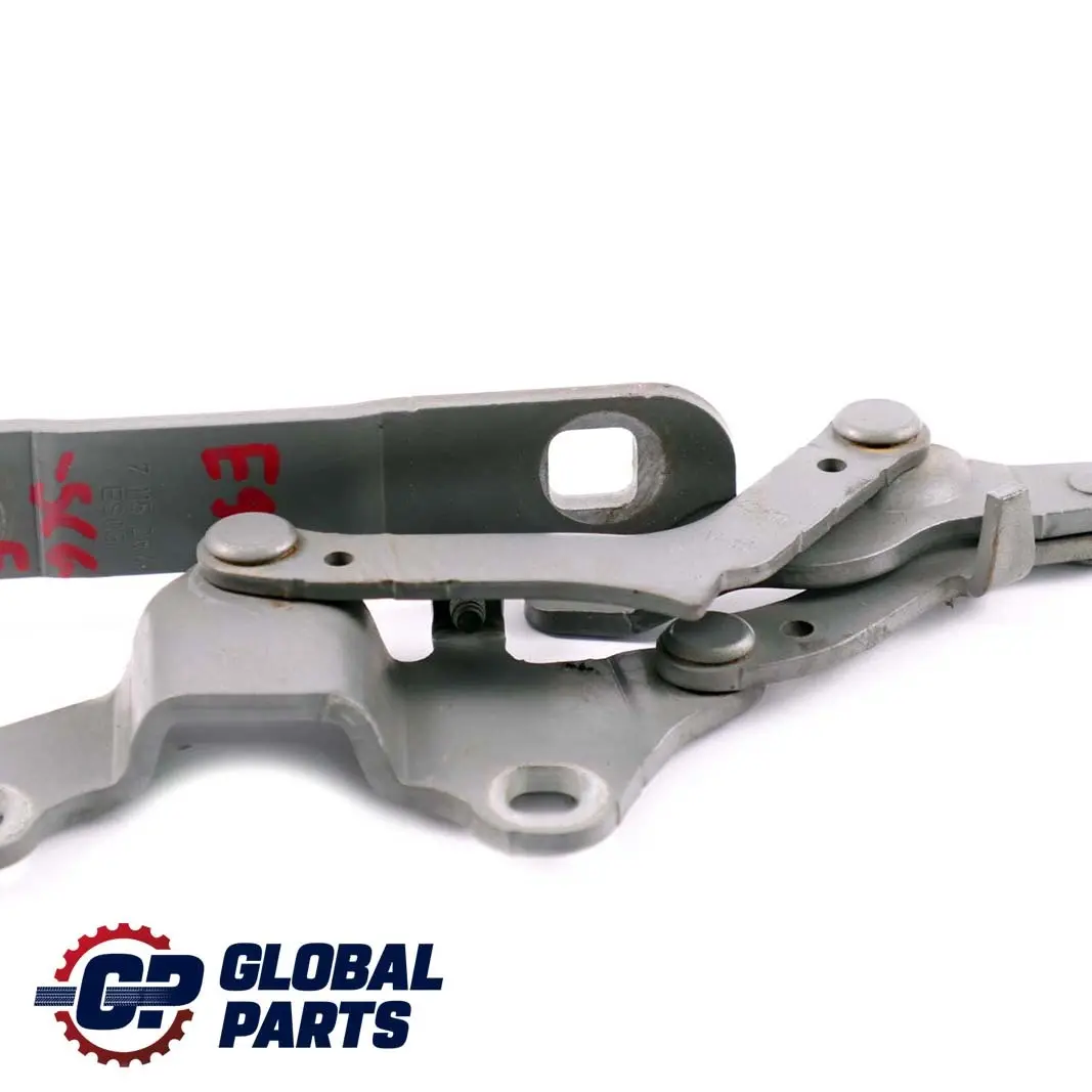 Delantera Derecha Motor Capo Bisagra Spacegrau Gris A52 para BMW E90 E92 con número de pieza 7115264 BMW E90 E92 Delantera Derecha Motor Capo Bisagra Spacegrau Gris A52 - SKU 7115264-SCG - Número de pieza 7115264