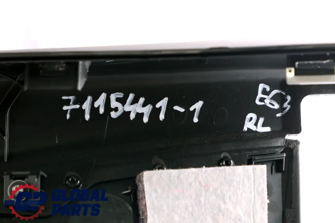 BMW 6 Series E63 E64 1 Rear Left N/S Lateral Trim Panel Leather Black - SKU 7115441-1 - Part number 7115441