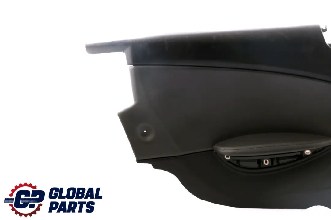 Trasero Izquierdo Lateral Panel De Cuero Negro Perla para BMW E63 con número de pieza 7115449 BMW E63 Trasero Izquierdo Lateral Panel De Cuero Negro Perla - SKU 7115449 - Número de pieza 7115449