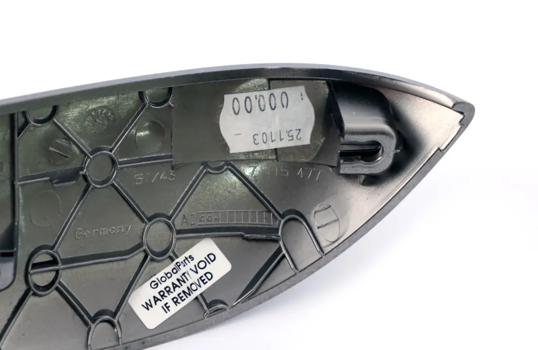 BMW E63 E64 Bande décorative porte arrière gauche Ruthénium 7115477 - SKU 7115479 - Numéro de pièce 7115479