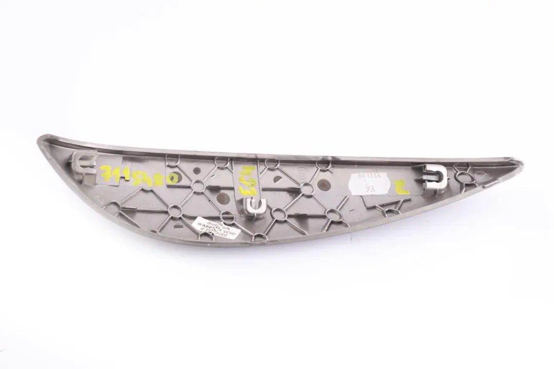 BMW E63 E64 Zierleiste Tür Hinten Rechts Ruthenium Grau - SKU 7115480 - Teilenummer 7115480