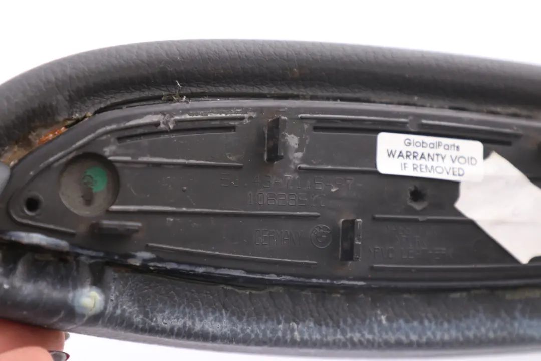 BMW 6 Series E63 E64 Soft Armrest Door Trim Panel Rear Left N/S Basaltgrau Grey - SKU 7115487 - Part number 7115487
