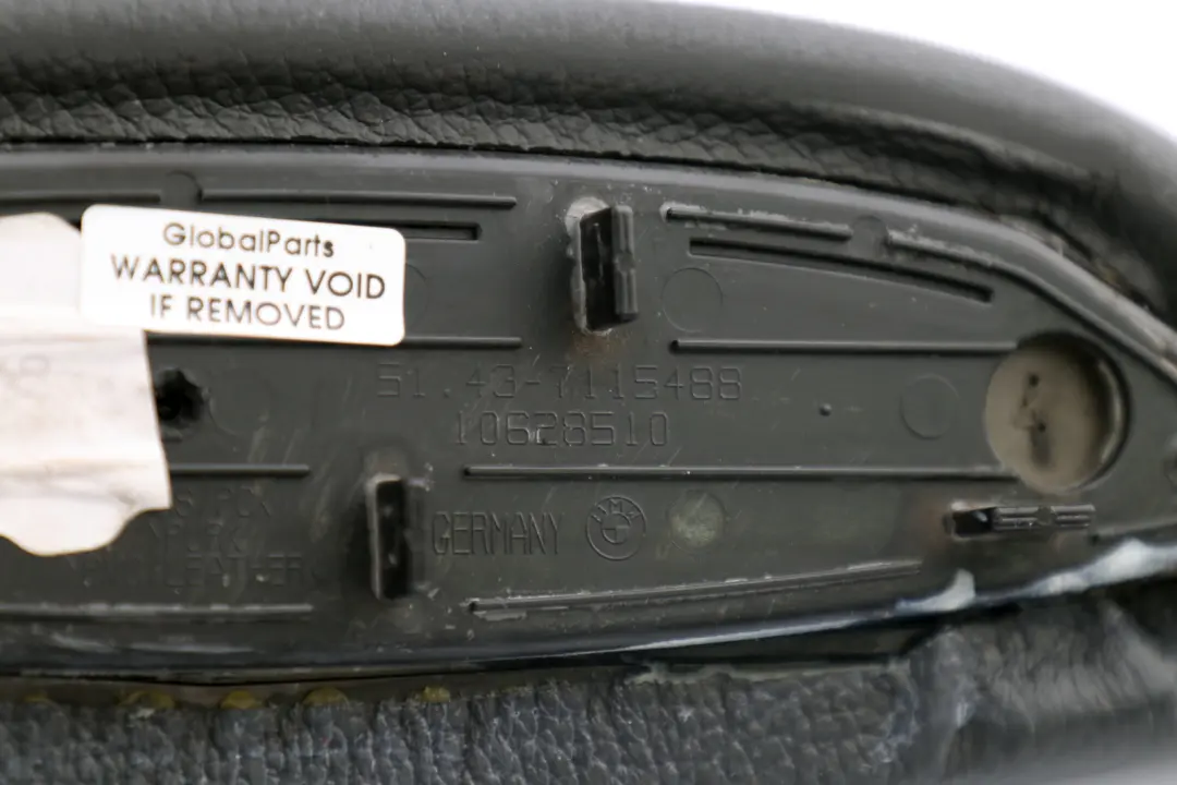 BMW 6 er E63 E64 Softpad Armlehne Türverkleidung Hinte Rechts Basaltgrau Grau - SKU 7115488 - Teilenummer 7115488