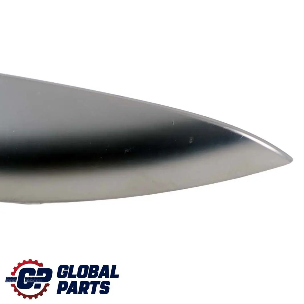 BMW E63 E64 Bande décorative porte avant gauche gris ruthénium - SKU 7116049 - Numéro de pièce 7116047