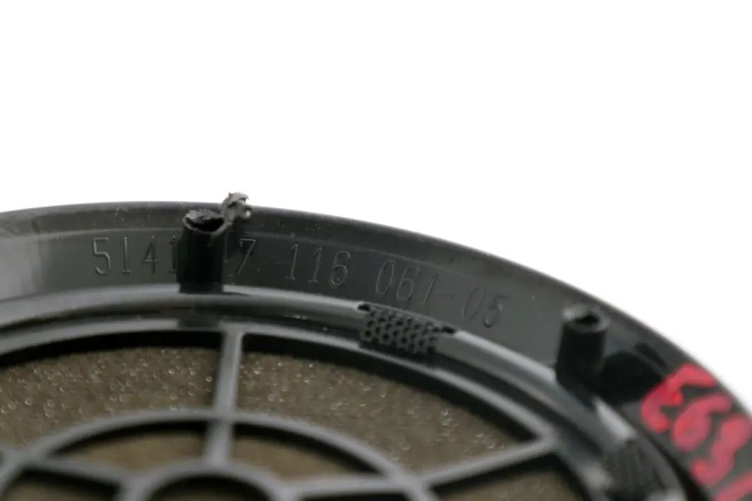 BMW 6 Series E63 E64 Front Left Door Cover Loudspeaker Speaker Basaltgrau Grey - SKU 7116061 - Part number 7116061