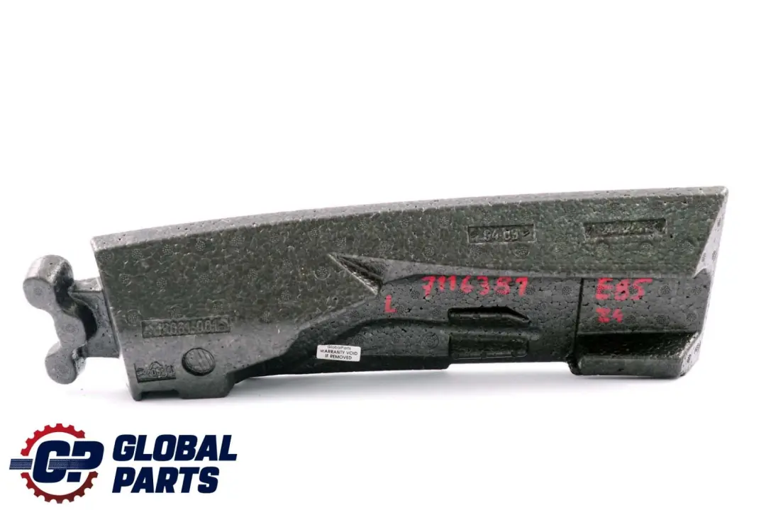 BMW Z4 Series E85 Roadster Convertible Roof Top Foam Cover Left N/S - SKU 7116381 - Part number 7116381