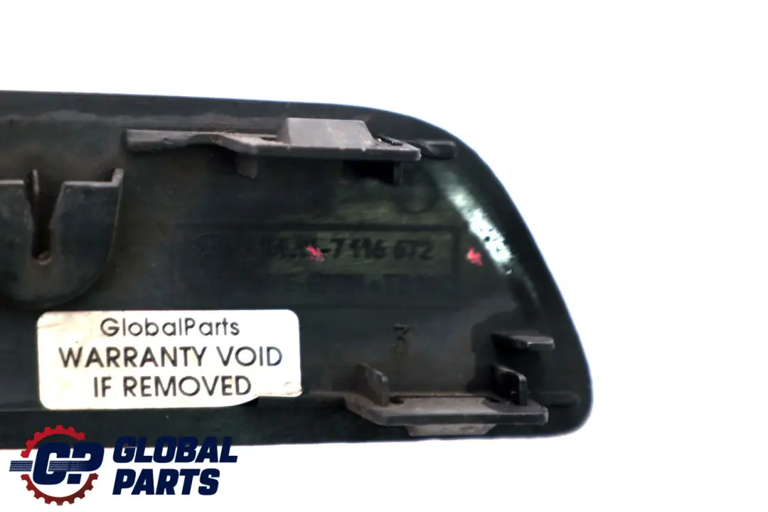 Flap Towing Eye Front Bumper Right O/S Primed Black to BMW X5 E53 Cover with Part number 7116672 BMW X5 E53 Cover Flap Towing Eye Front Bumper Right O/S Primed Black - SKU 7116672 - Part number 7116672