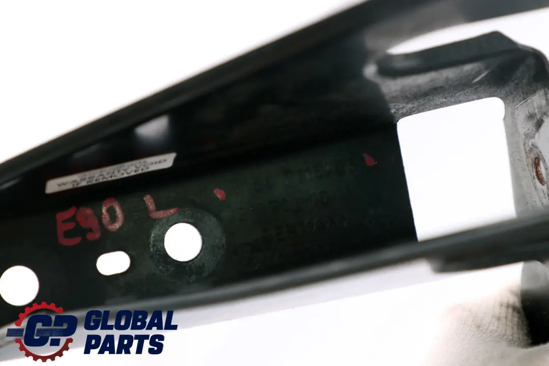 Bonnet lock latch catch mount plate left N/S BMW 3 Series E90 E91 E92 - SKU 7116705 - Part number 51647116705