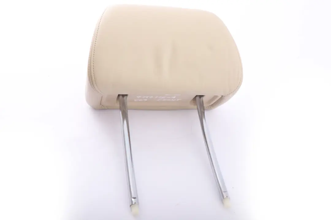 7er-Reihe E65 1 Vordersitz links rechts Leder-Kopfstütze Creme Beige für BMW mit Teilenummer 7117116 BMW 7er-Reihe E65 1 Vordersitz links rechts Leder-Kopfstütze Creme Beige - SKU 7117116-1 - Teilenummer 7117116