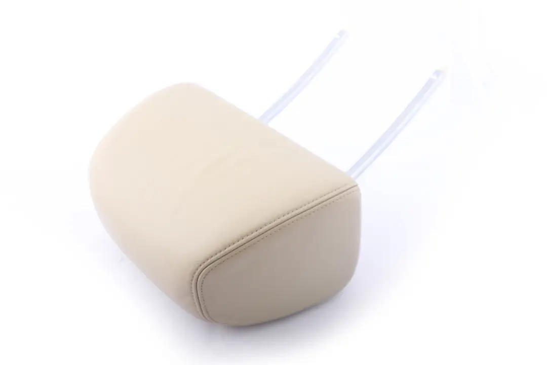 Seria 7 E65 Fotel Przedni Lewy Prawy Zagłówek Skórzany Kremowy Beż do BMW o numerze 7117116 BMW Seria 7 E65 Fotel Przedni Lewy Prawy Zagłówek Skórzany Kremowy Beż - SKU 7117116 - Numer Części 7117116