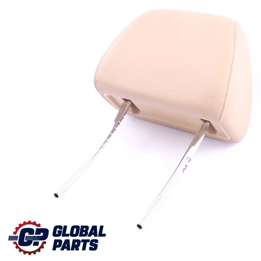  Headrest BMW E60 E61 Front Seat Left Right N/O/S Leather Beige - SKU 7117165 - Part number 7117165