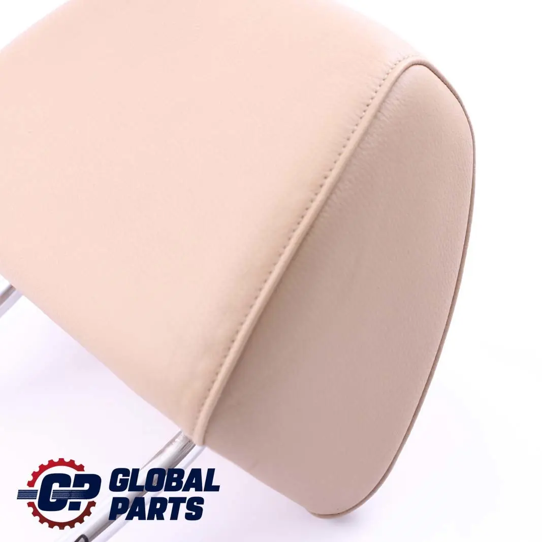  Headrest BMW E60 E61 Front Seat Left Right N/O/S Leather Beige - SKU 7117165 - Part number 7117165