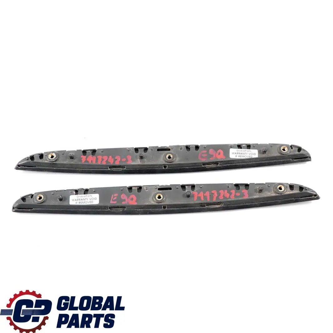 Cache Capot Moteur BMW E90 E91 Set Gauche Droite Calandre Noir pour à propos du numéro de pièce 7117242 Cache Capot Moteur BMW E90 E91 Set Gauche Droite Calandre Noir - SKU 7117242-3 - Numéro de pièce 7117242