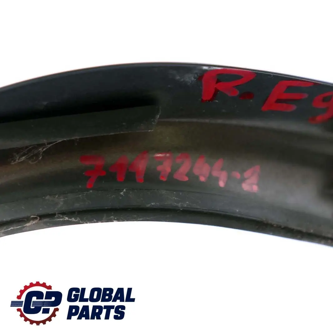BMW 3 er E90 2 Zierleiste Seitenrahmen Hinten Rechts Schwarz Matt - SKU 7117244-2 - Teilenummer 7117244