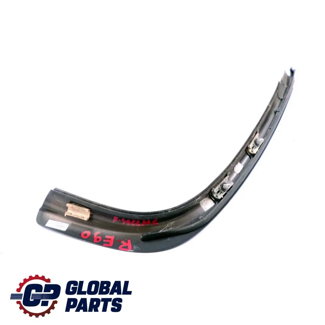 Modanatura del tetto Striscia laterale telaio destro nero opaco per BMW E90 2 con numero di parte 7117244 BMW E90 2 Modanatura del tetto Striscia laterale telaio destro nero opaco - SKU 7117244-2 - Numero di parte 7117244