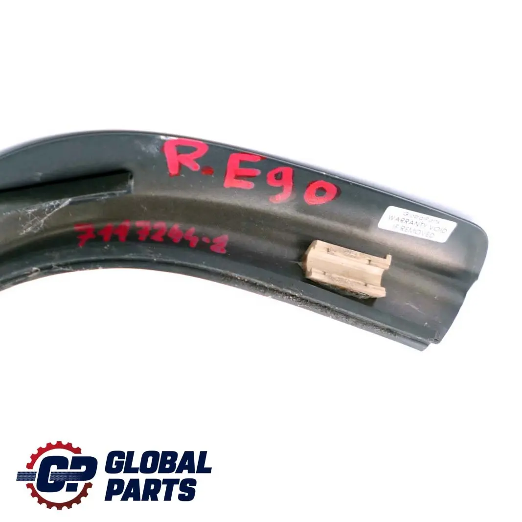 Modanatura del tetto Striscia laterale telaio destro nero opaco per BMW E90 2 con numero di parte 7117244 BMW E90 2 Modanatura del tetto Striscia laterale telaio destro nero opaco - SKU 7117244-2 - Numero di parte 7117244