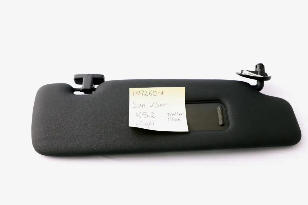 Pare-Soleil Panther Noir pour Mini Cooper R52 à propos du numéro de pièce 7117260 Mini Cooper R52 Pare-Soleil Panther Noir - SKU 7117260-1 - Numéro de pièce 7117260