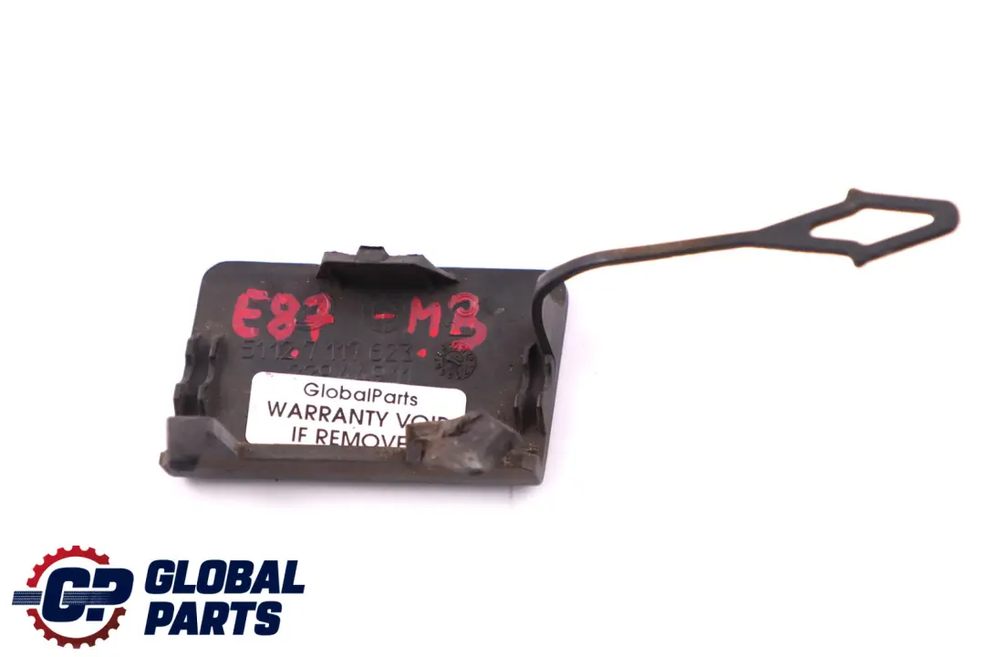 BMW 1 Series E87 Flap Towing Eye Front Bumper Monacoblau Metallic Blue - SKU 7117623-MB - Part number 7117623