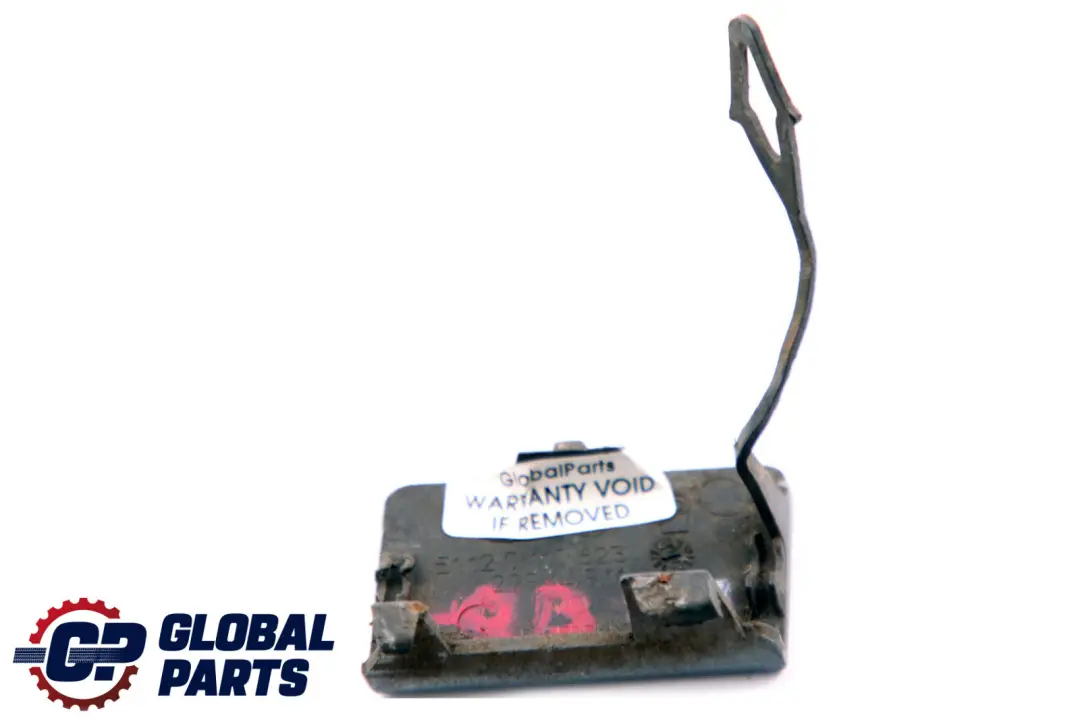 BMW E87 Flap Towing Eye Front Bumper Quarzblau Quartz Blue A18 - SKU 7117623-QB - Part number 7117623