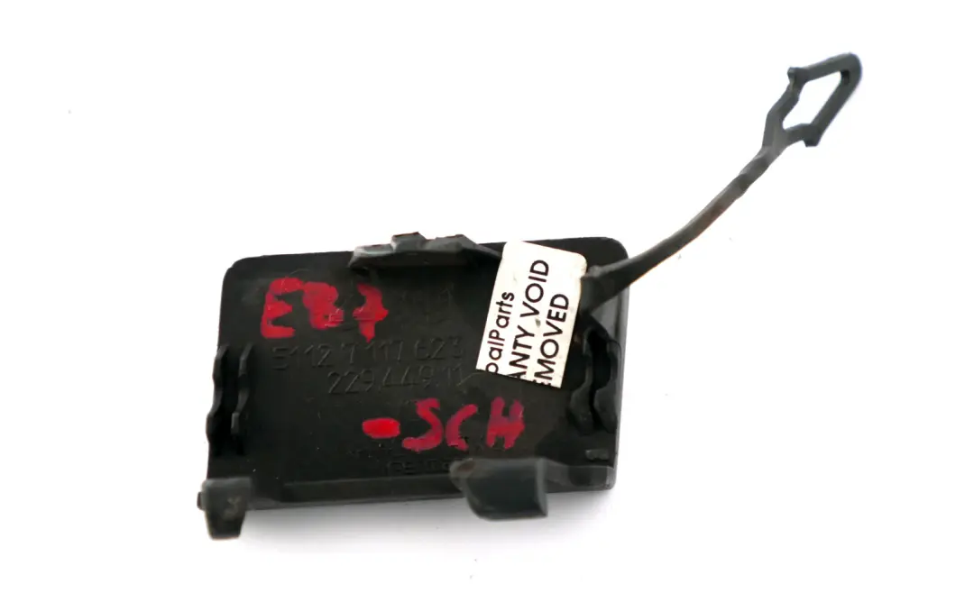 BMW 1 er E87 Stoßstange Klappe Abschleppöse Schwarz 2 Vorne - SKU 7117623-SCH - Teilenummer 7117623