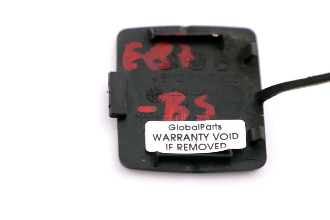 Flap Towing Eye Rear Bumper Cover Black Sapphire 7117625 to BMW 1 Series E87 with Part number 0032634 BMW 1 Series E87 Flap Towing Eye Rear Bumper Cover Black Sapphire 7117625 - SKU 7117625-BS - Part number 0032634